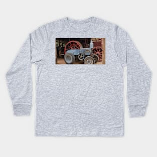 Vintage tractor Kids Long Sleeve T-Shirt